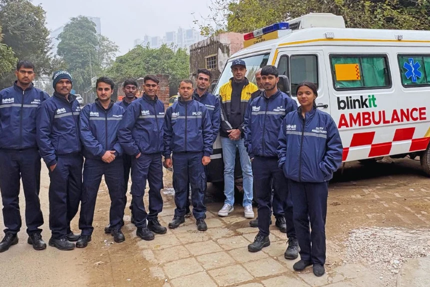 Blinkit Launches 10-Minute Ambulance Service in Gurugram for Emergencies