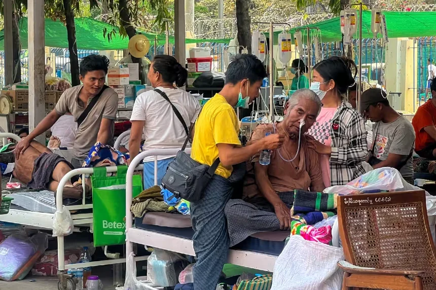Despite Aid From Countries, Myanmar Earthquake Survivors Lack Food and Shelter.