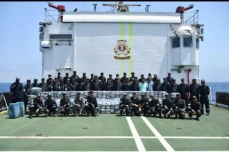 ₹1,800 Crore Worth of Crystal Meth Seized Off Gujarat Coast as Smugglers Escape