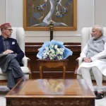 CM Omar Abdullah Meets Prime Minister Modi at His Official Residence
