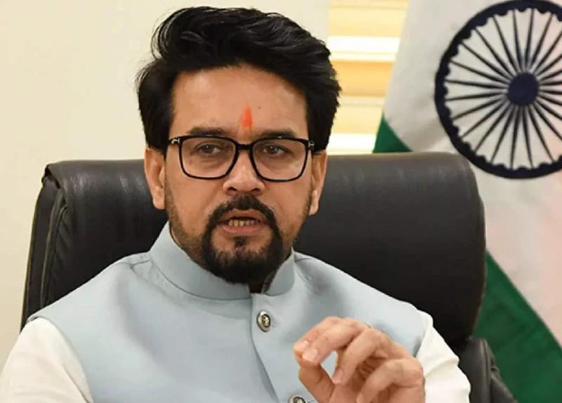 Indian union minister Anurag thakur