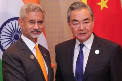 Chinese Foreign Minister held talks with the External Affairs Minister and the National Security Advisor of India, in Delhi