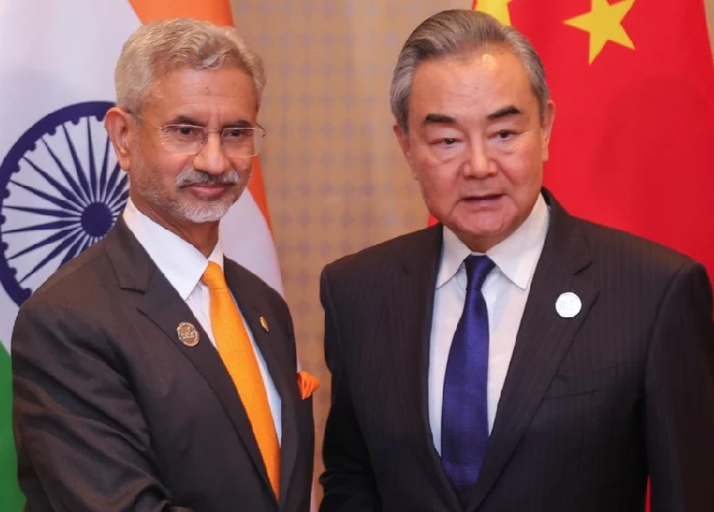 Chinese Foreign Minister held talks with the External Affairs Minister and the National Security Advisor of India, in Delhi