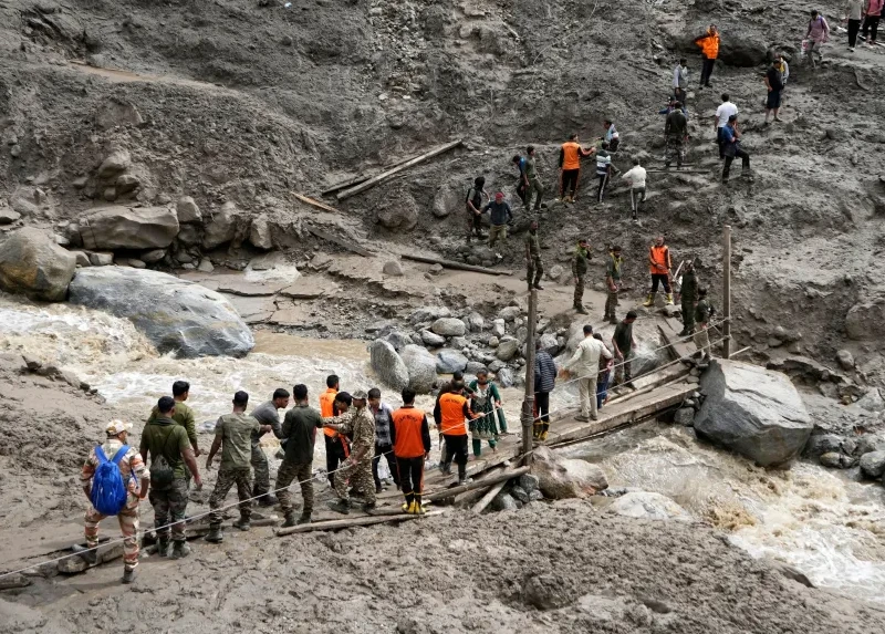 Several people have been missing, and 60 casualties have been reported in Jammu and Kashmir