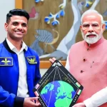 Group Captain Shubhanshu Shukla returns to Delhi and meets the Prime Minister at his official residence