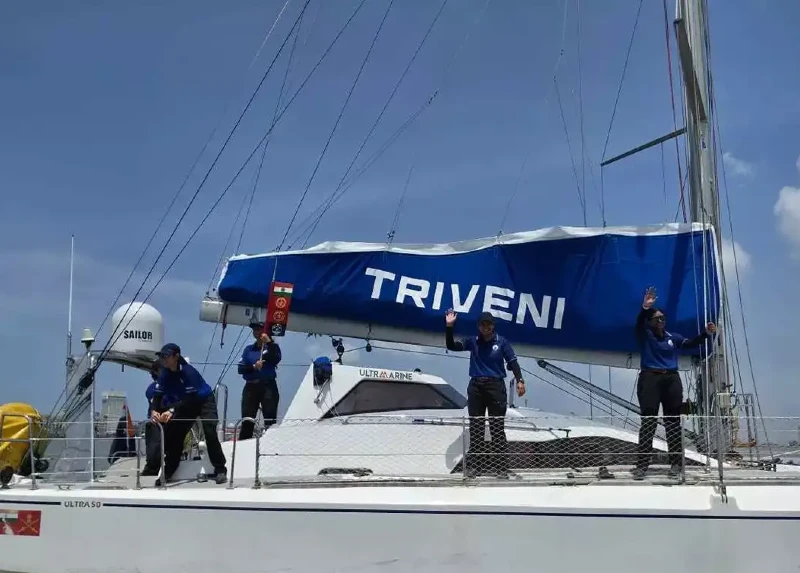 A first-of-its-kind all-women marine expedition flagged from Mumbai by India’s Defence Minister