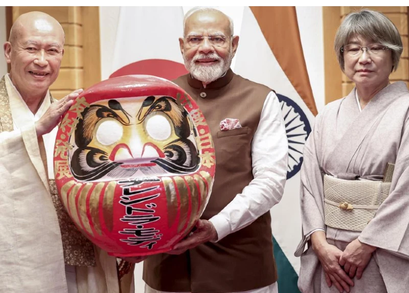 PM Modi was gifted the ‘Daruma doll’ on his Japan visit