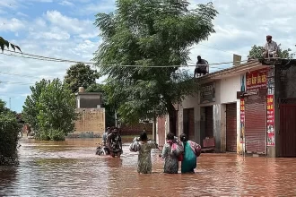 All districts in Punjab are hit by floods, after the Beas, Sutlej, and Ravi rivers breached safety marks
