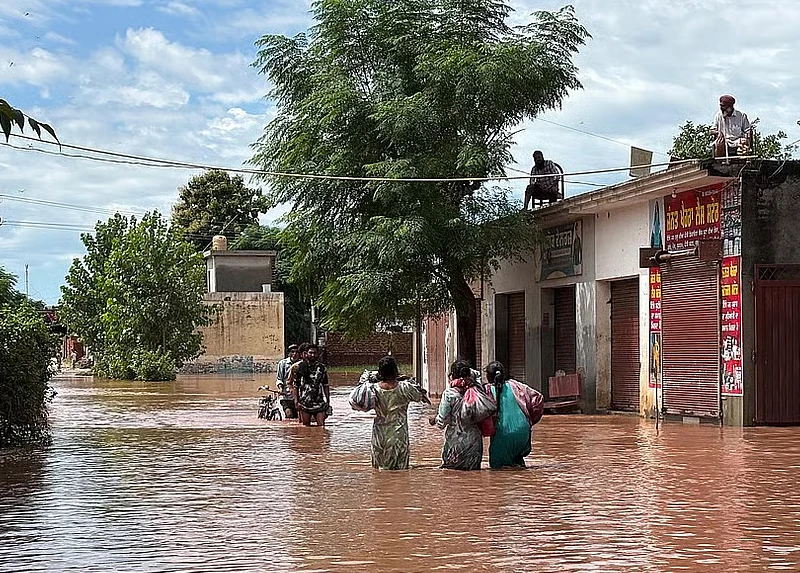 All districts in Punjab are hit by floods, after the Beas, Sutlej, and Ravi rivers breached safety marks