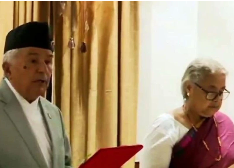 Amidst protests in Nepal, actions are taken to elect an interim leader