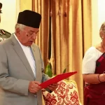 Shushila Karki, the former Chief Justice of Nepal sworn in as the interim Prime Minister