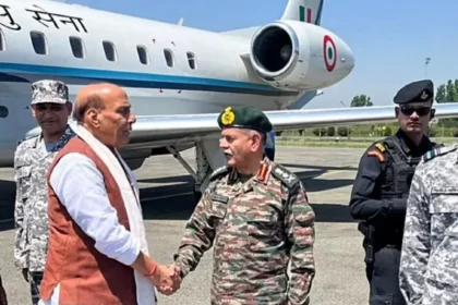 Rajnath Singh warned Pakistan of “befitting reply” in case of any aggression on Sir Creek