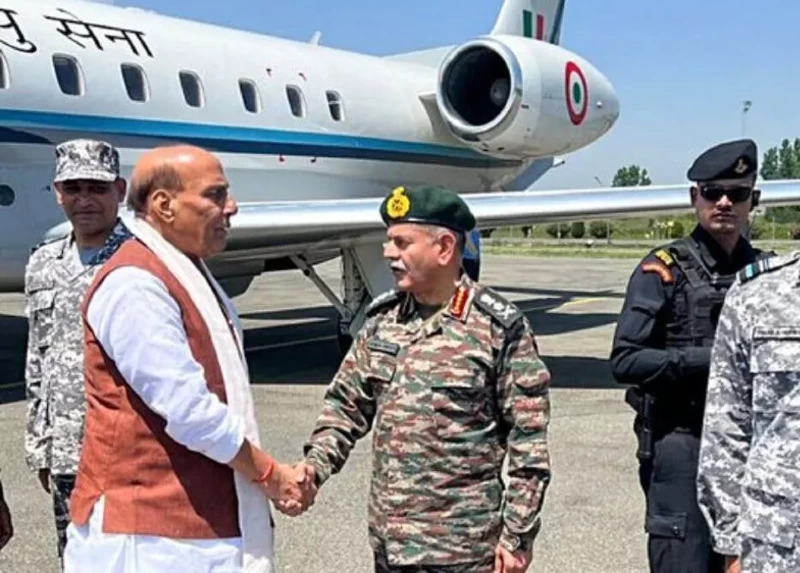 Rajnath Singh warned Pakistan of “befitting reply” in case of any aggression on Sir Creek