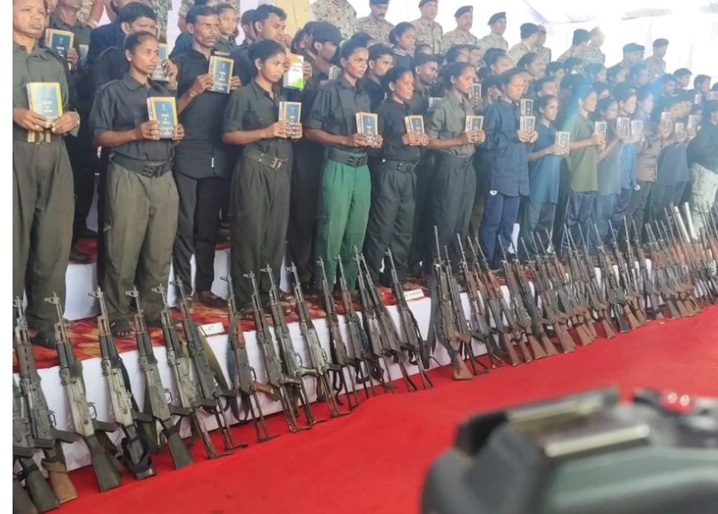 PM Modi announced the surrender of 303 Maoists during the NDTV summit