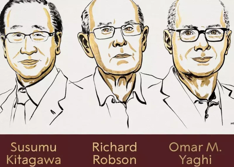 The 2025 Nobel Peace Prize was awarded for the construction of the ‘Metal organic framework’