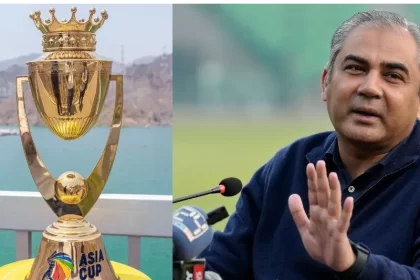 The Indian cricket team refused to accept the Asia Cup Trophy from Pakistani Minister, Mohsin Naqvi, after winning the match