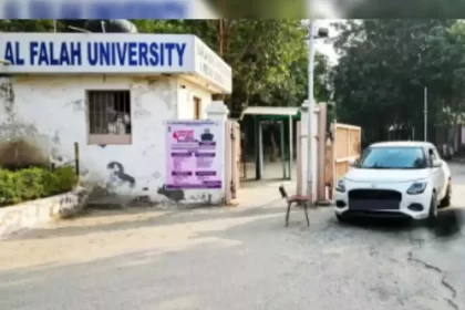 Police suspect a terror outfit running from Faridabad, linked to the Al Falah University