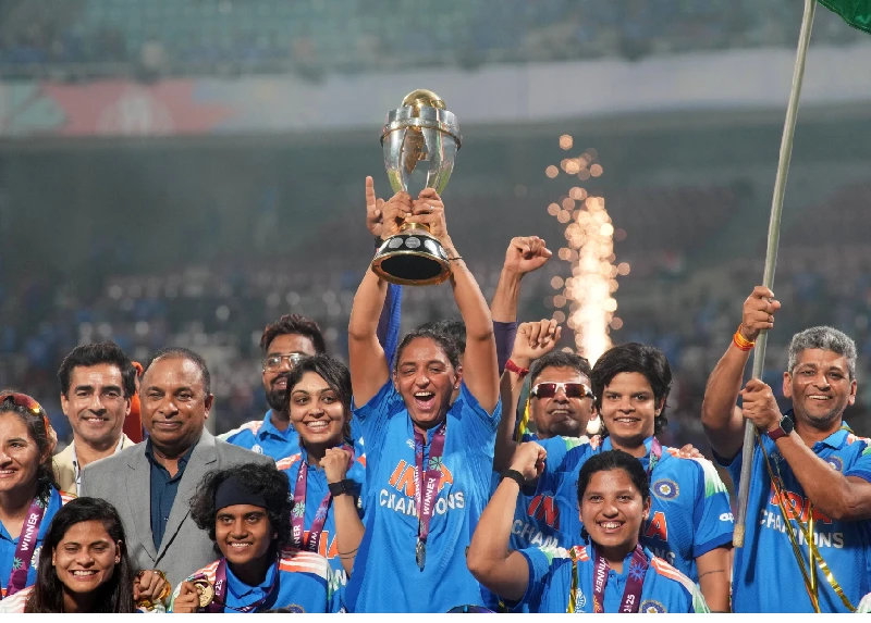 Indian women’s cricket team created history with its first ODI World Cup Trophy