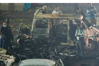 A massive car blast in Delhi’s Lal Quila area occurred on Monday evening