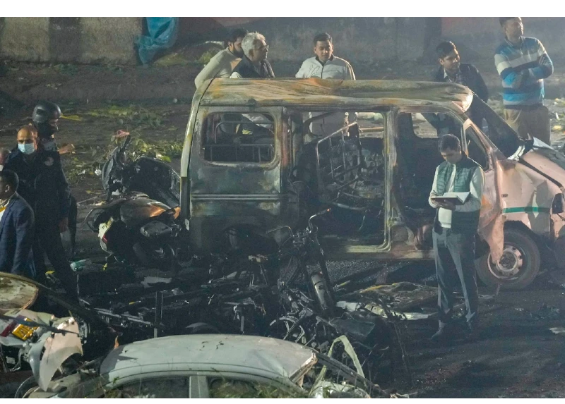 A massive car blast in Delhi’s Lal Quila area occurred on Monday evening