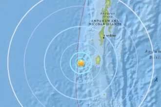Earthquake of 5.4 magnitude hit the Island of Andaman and Nicobar