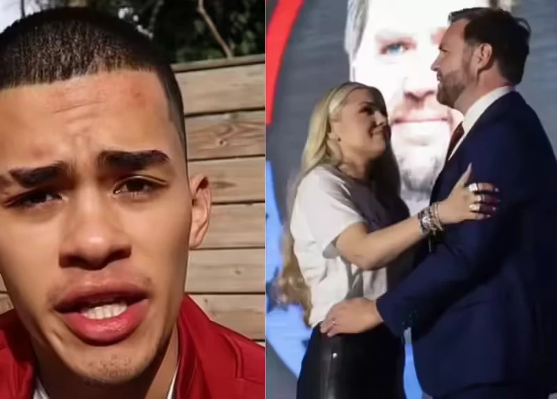 Popular streamer Sneako mocks Erika and JD Vance’s hug as the clip gets viral