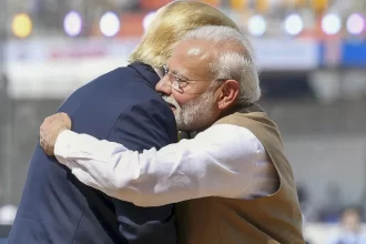 Trump calls Modi a “great man” and “his friend” in a White House interaction