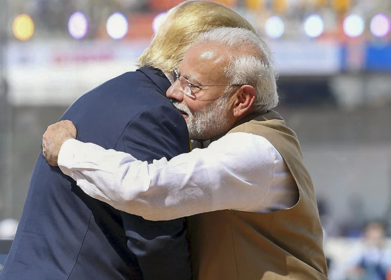 Trump calls Modi a “great man” and “his friend” in a White House interaction