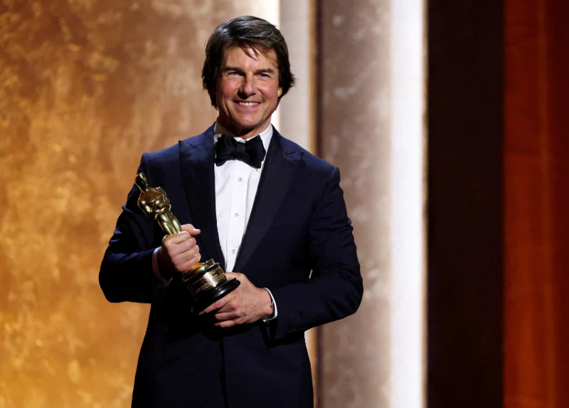 Legendary Hollywood actor Tom Cruise wins first Oscar at 63