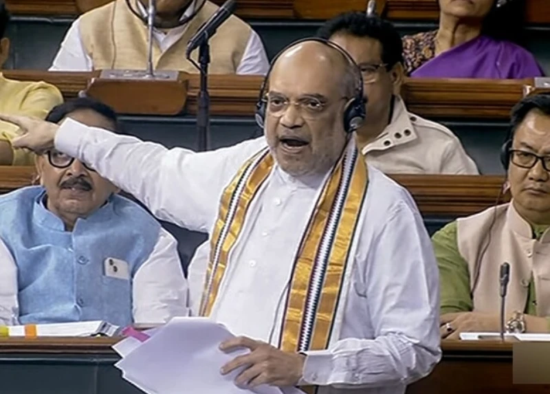 Home Minister alleges Vote theft under Jawaharlal Nehru, Indira Gandhi, and Sonia Gandhi during a Lok Sabha debate