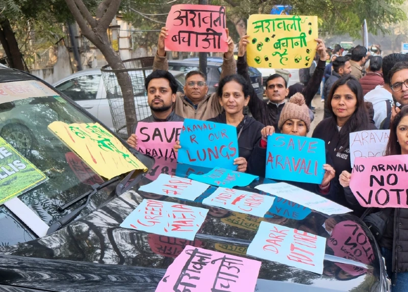 The new Aravalli definition leads to protests across North India