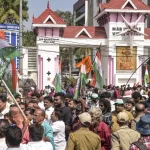 Violence erupted at several places in Kerala after civic polls