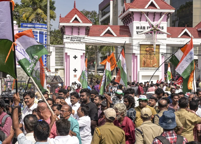 Violence erupted at several places in Kerala after civic polls