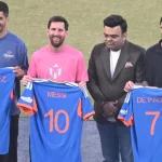 Leonel Messi's tour in India comes to an end at the Arun Jaitley Stadium in Delhi