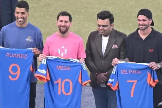 Leonel Messi's tour in India comes to an end at the Arun Jaitley Stadium in Delhi