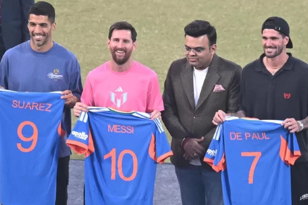 Leonel Messi's tour in India comes to an end at the Arun Jaitley Stadium in Delhi
