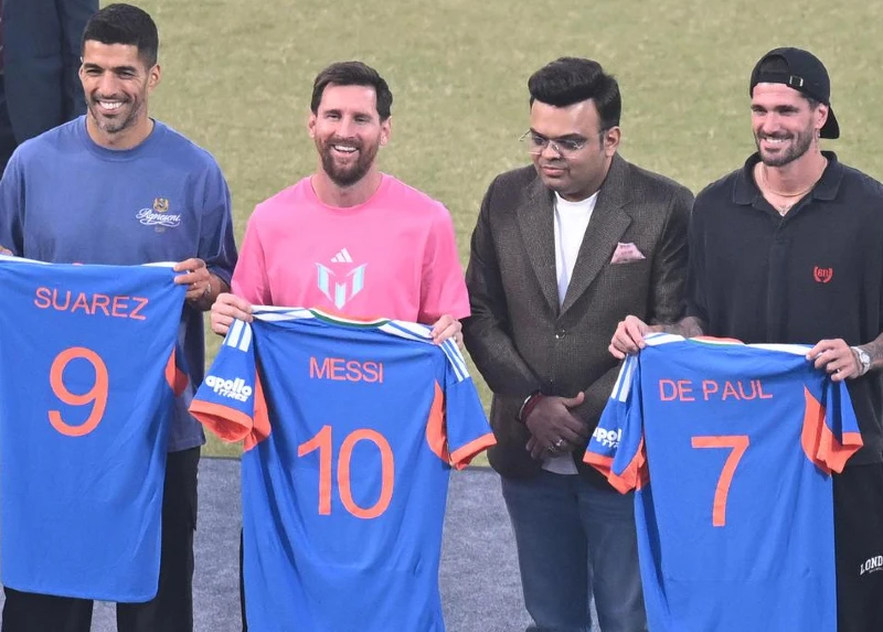 Leonel Messi's tour in India comes to an end at the Arun Jaitley Stadium in Delhi
