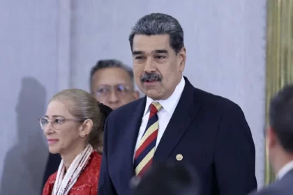 Maduro and his wife were presented in the US court room after their arrest on Saturday